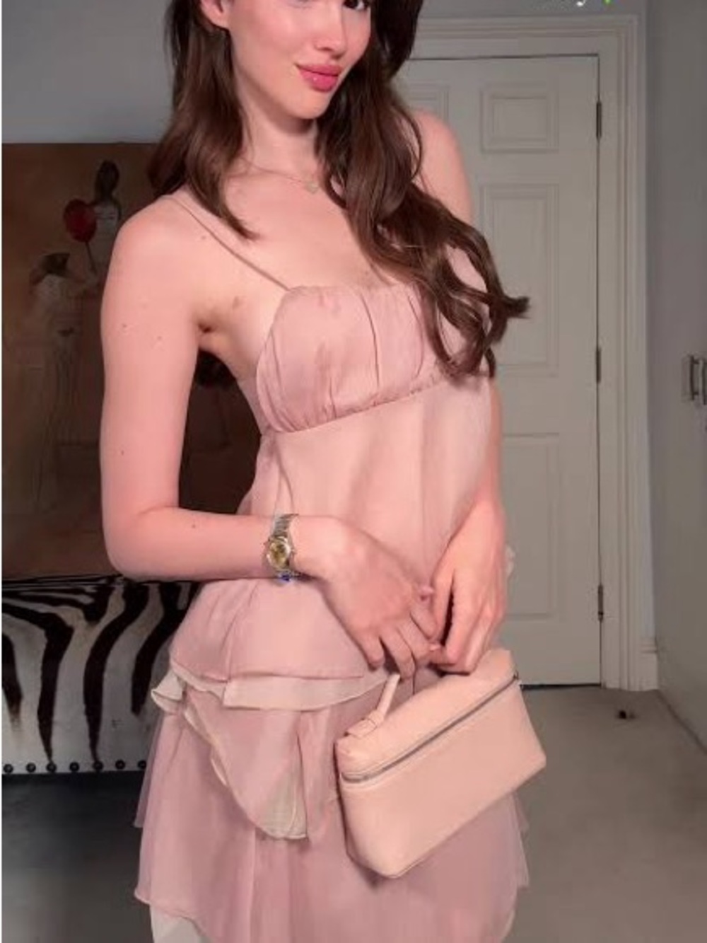 Zara Ruffled Mini Skirt - Picture 2 of 14